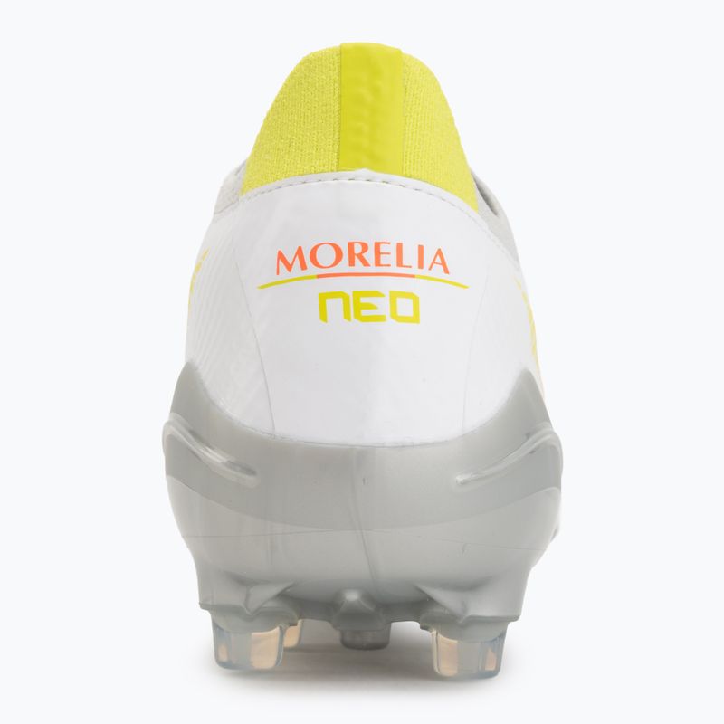 Football boots Mizuno Morelia Neo V β Pro AG white/lava orange/evening primrose 6