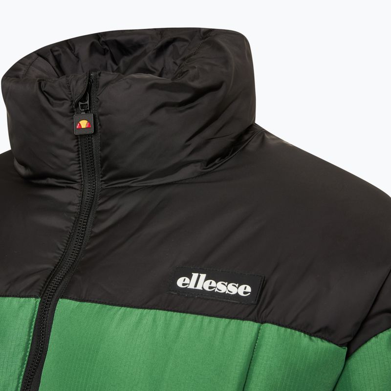 Men's Ellesse Argent Padded insulated jacket black / green 5