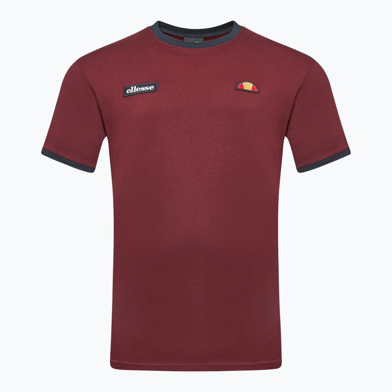 Ellesse men's Ferdorini burgundy t-shirt