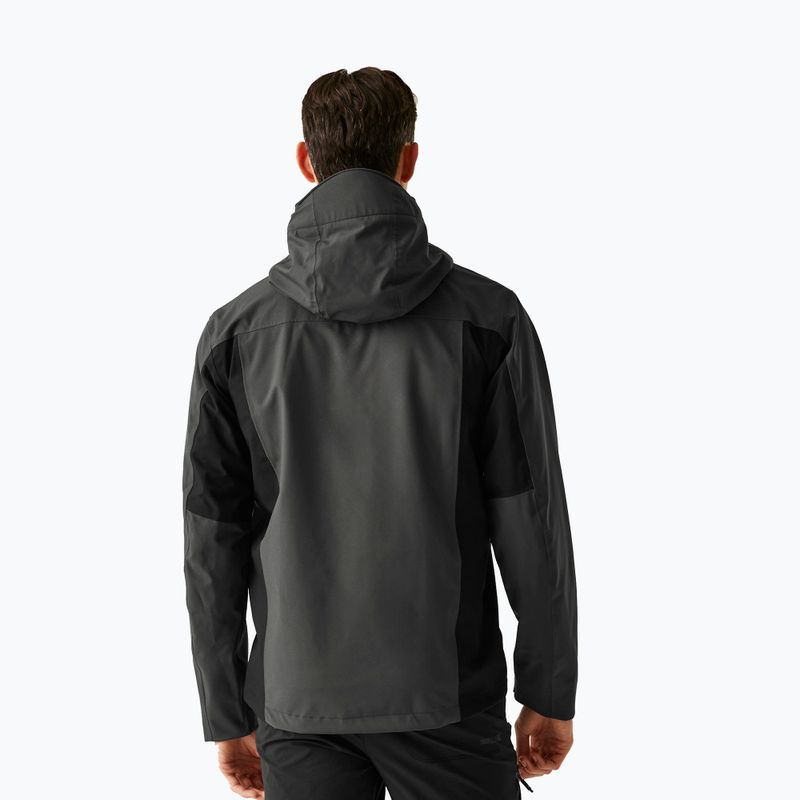 Men's softshell jacket REGATTA Birchdale II ash/black 3