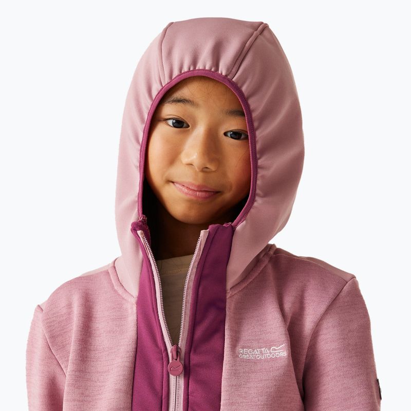 Children's fleece hoodie REGATTA Dissolver X beaujolais/lilas 4