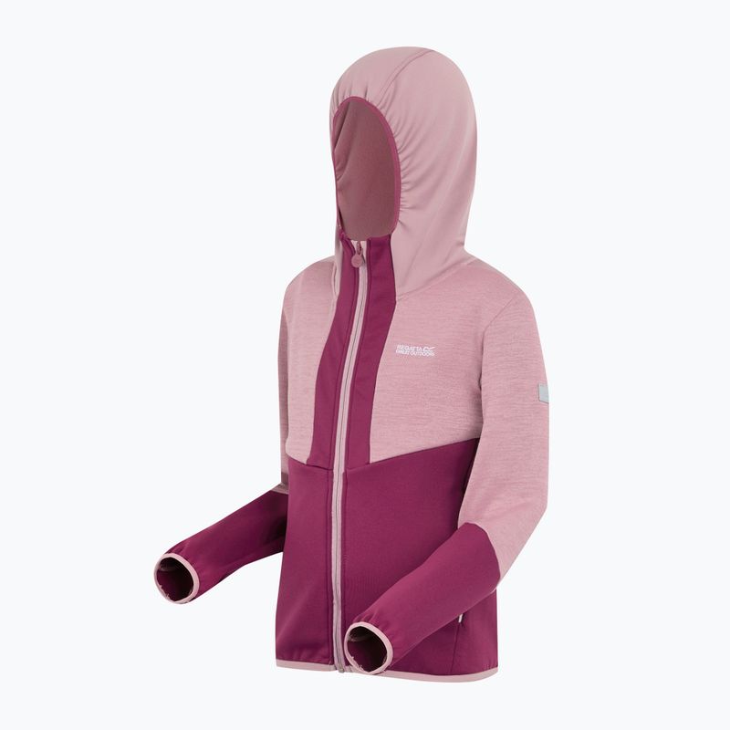 Children's fleece hoodie REGATTA Dissolver X beaujolais/lilas 8