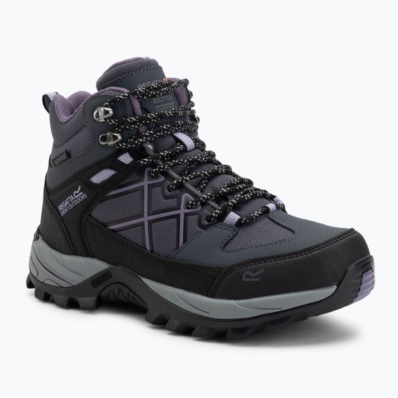 Men's trekking boots REGATTA Samaris III seal grey/purple
