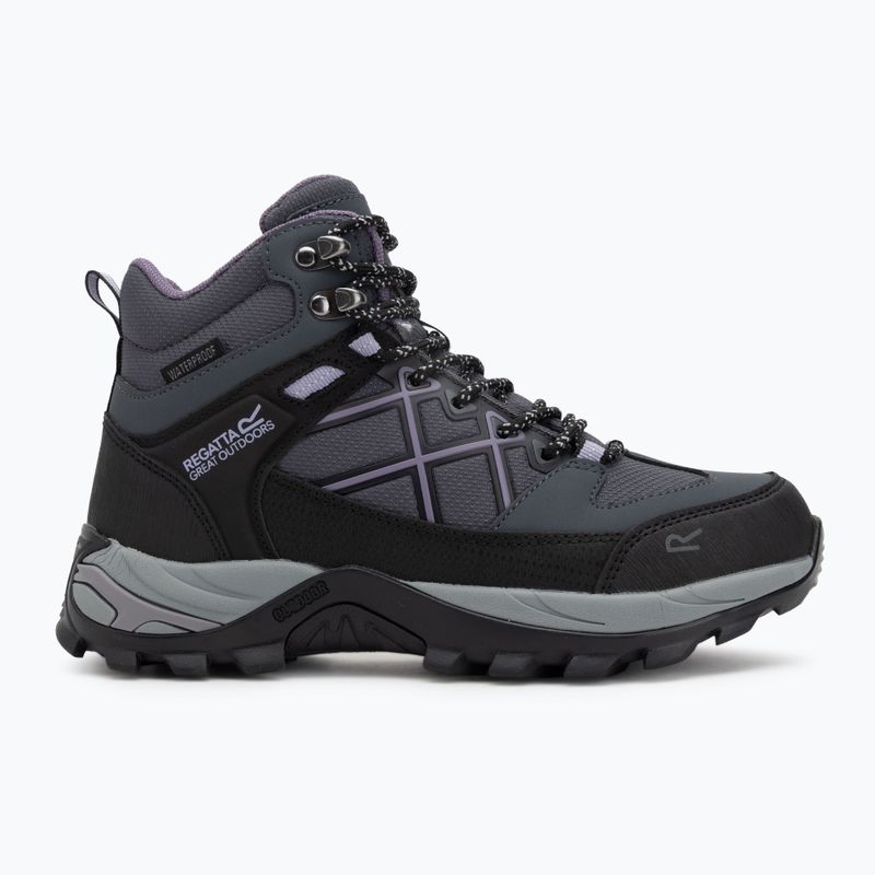 Men's trekking boots REGATTA Samaris III seal grey/purple 2