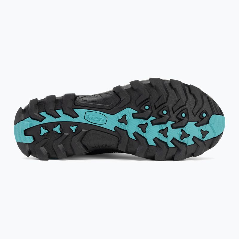 Women's trekking boots REGATTA Samaris III Low seal grey/turquoise 4