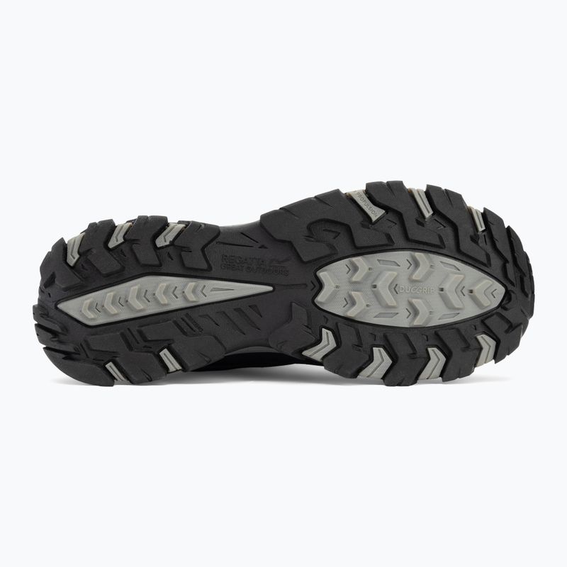 Men's trekking boots REGATTA Holcombe III Low black/granite 4