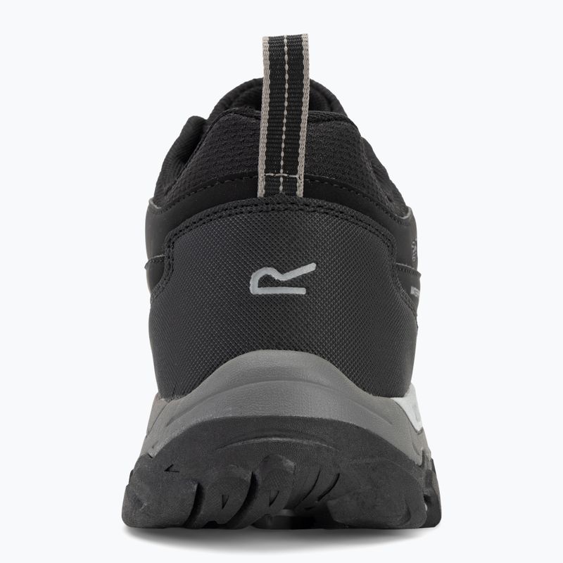 Men's trekking boots REGATTA Holcombe III Low black/granite 6