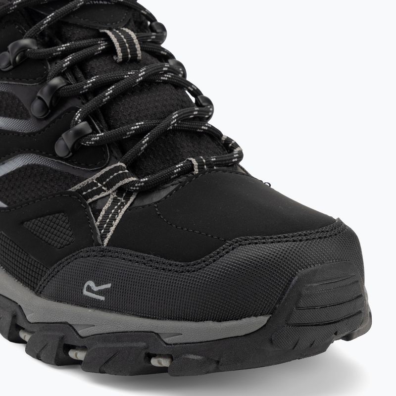 Men's trekking boots REGATTA Holcombe III Low black/granite 7