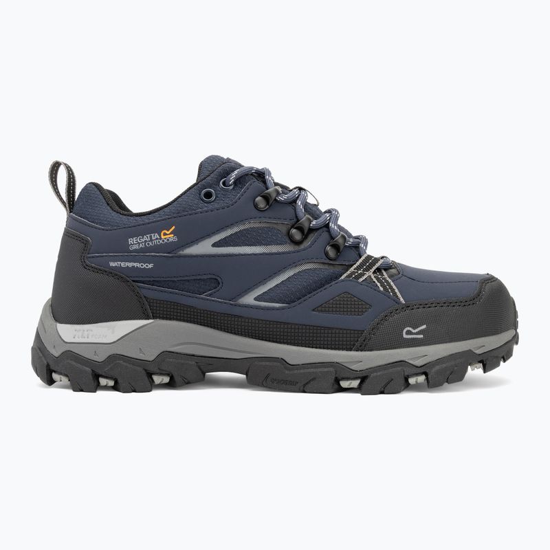 Men's trekking boots REGATTA Holcombe III Low navy/dark stee 2