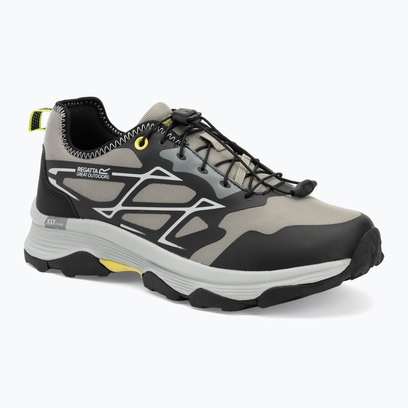Men's trekking boots REGATTA Blaze grey/black/lime