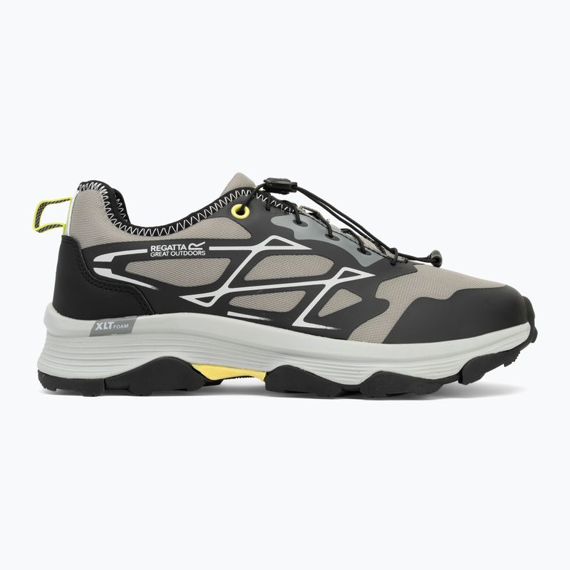 Men's trekking boots REGATTA Blaze grey/black/lime 2