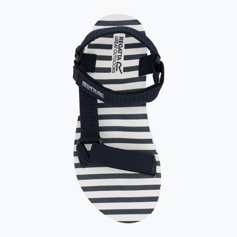 REGATTA women's Vendeavour navy/navy stripe sandals 5