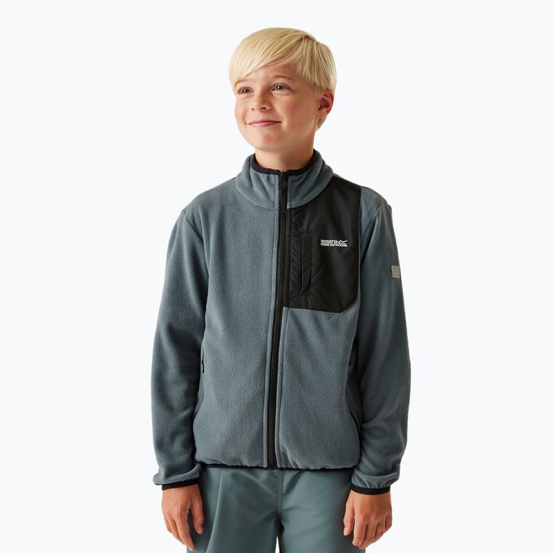 Children's REGATTA Frankie Full Zip fleece sweatshirt stormy weather