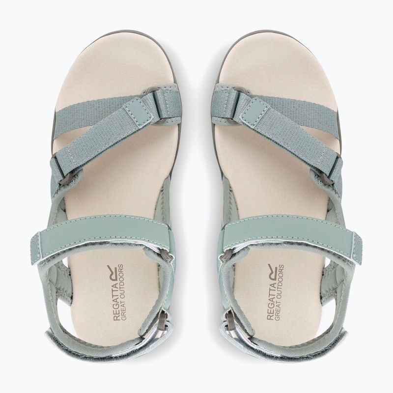 REGATTA Santa Clara II women's sandals glacier green /light vanilla 5