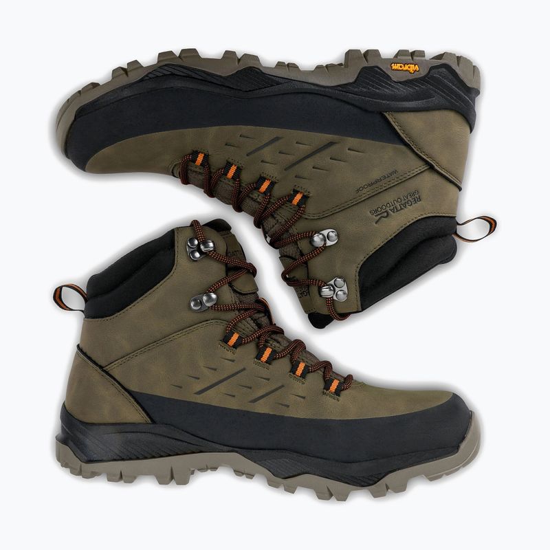 Men's trekking boots REGATTA Blake olive night/pumpkin spice 12