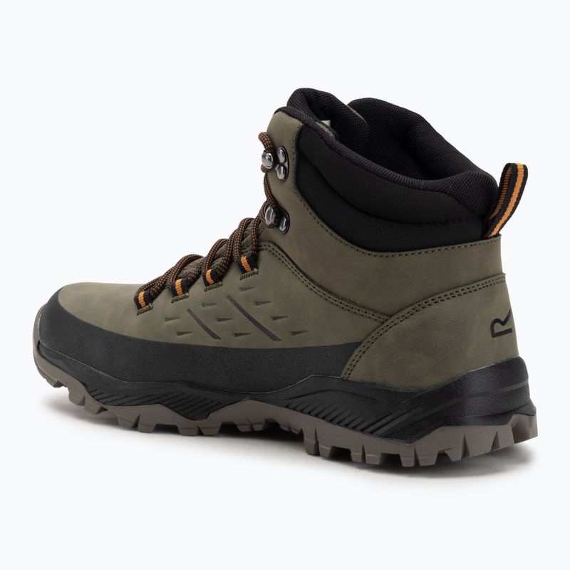 Men's trekking boots REGATTA Blake olive night/pumpkin spice 3