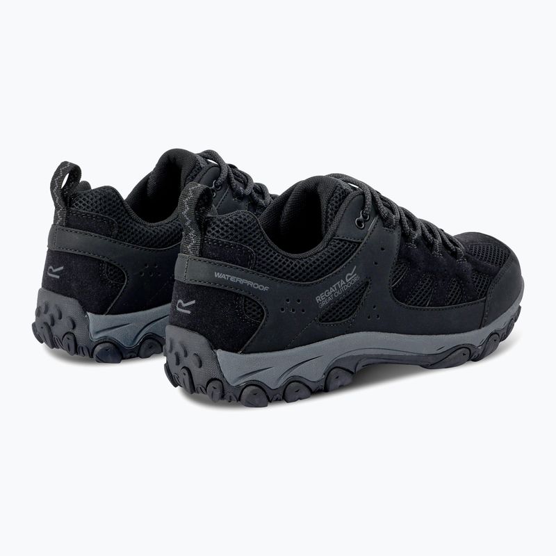 Men's trekking boots REGATTA Edgepoint IV Low black/granit 11