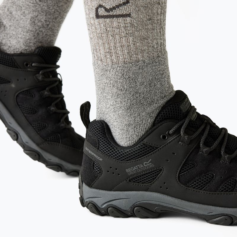 Men's trekking boots REGATTA Edgepoint IV Low black/granit 19