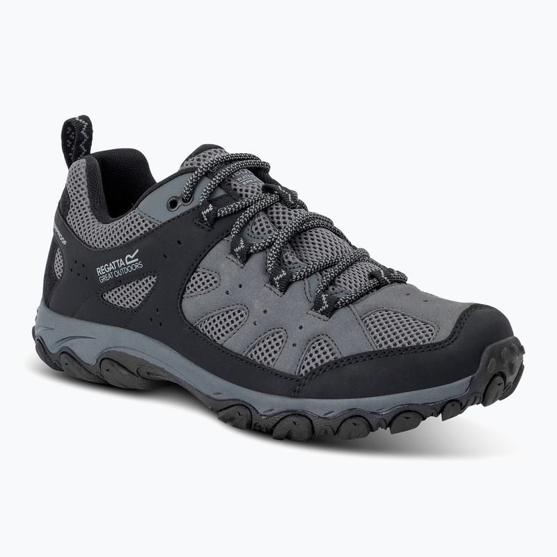 Men's trekking boots REGATTA Edgepoint IV Low granite/dark steel 8