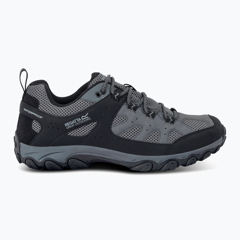 Men's trekking boots REGATTA Edgepoint IV Low granite/dark steel 9