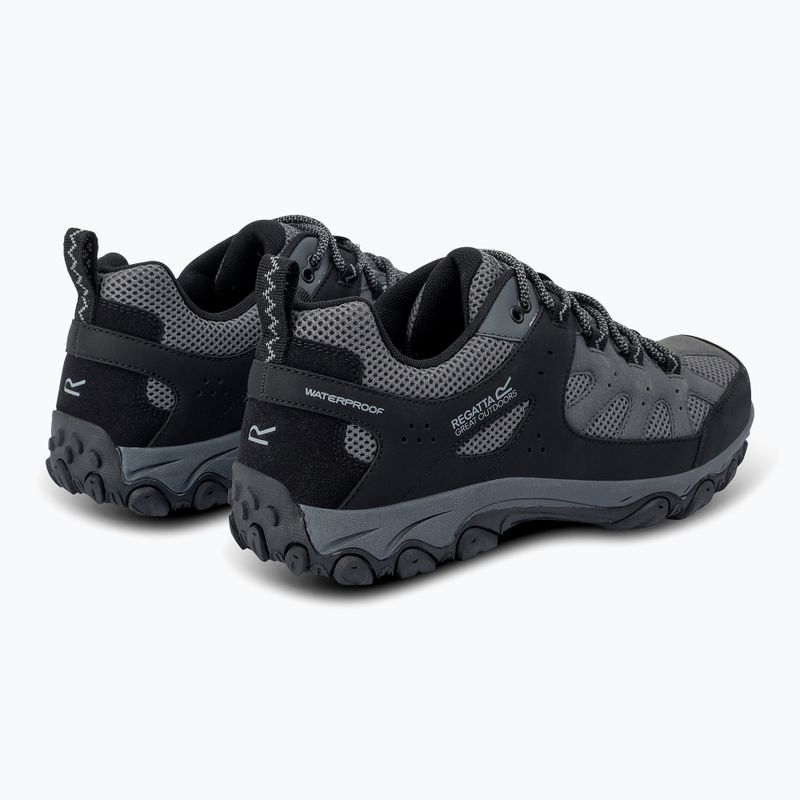 Men's trekking boots REGATTA Edgepoint IV Low granite/dark steel 11