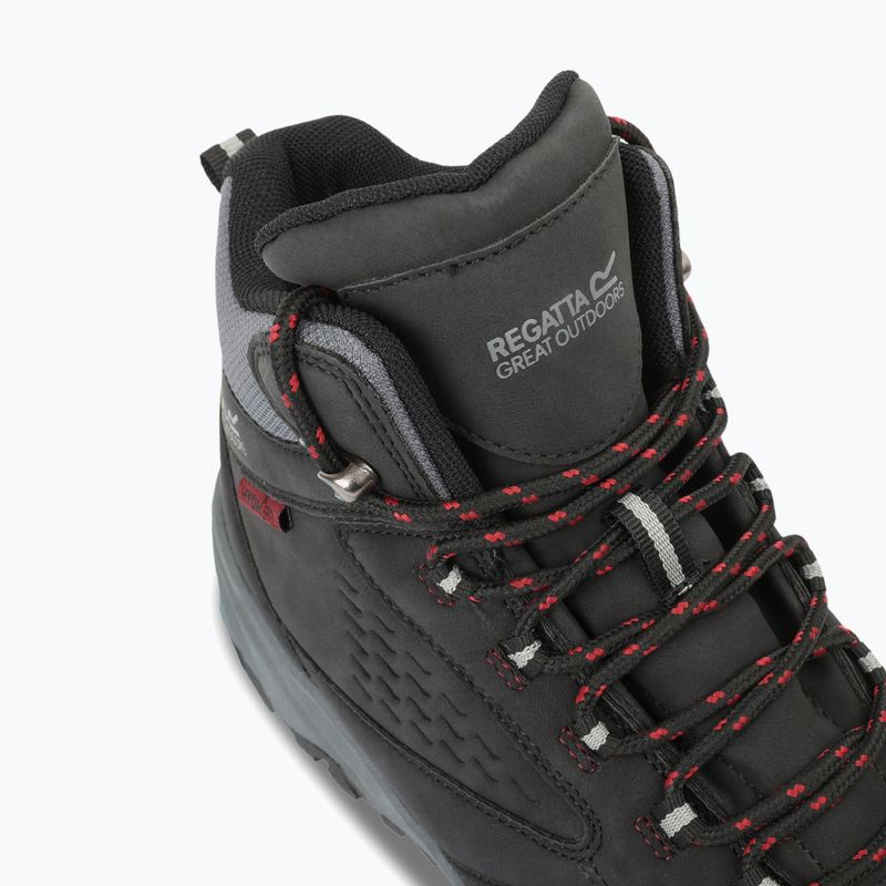 Men's hiking boots REGATTA Amble black/rio red 16
