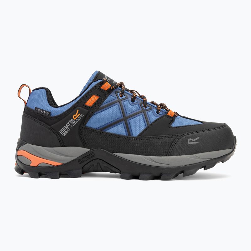 REGATTA men's trekking boots Samaris III Low olympian blue/black/tango 2