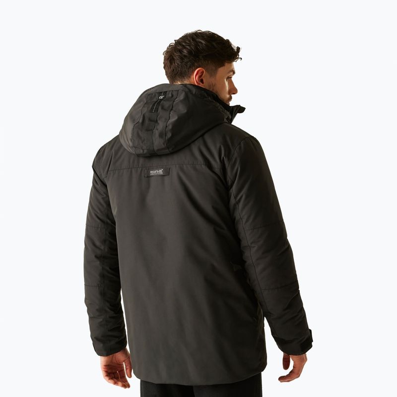 Men's rain jacket REGATTA Marron black 3
