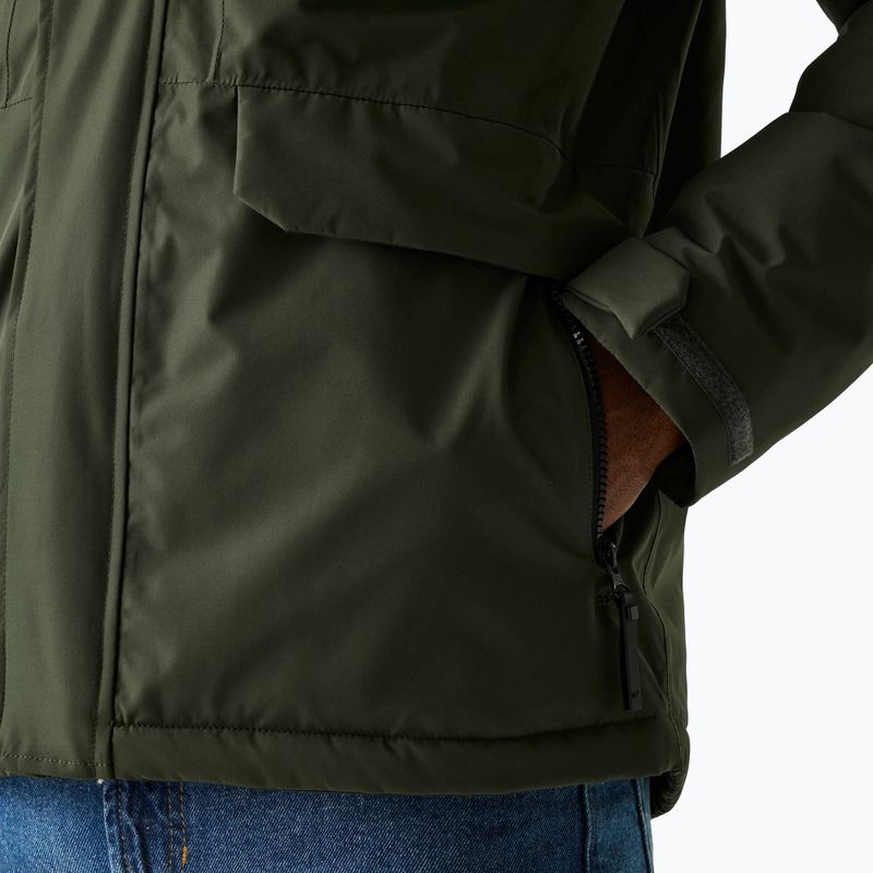 Men's rain jacket REGATTA Sterlings dark khaki/black 7