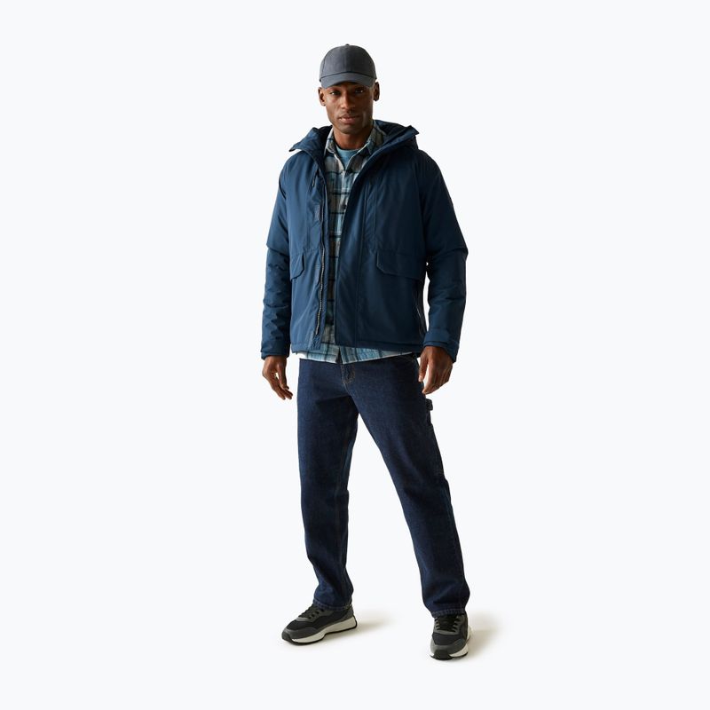 Men's rain jacket REGATTA Sterlings moonlight denim/navy 2