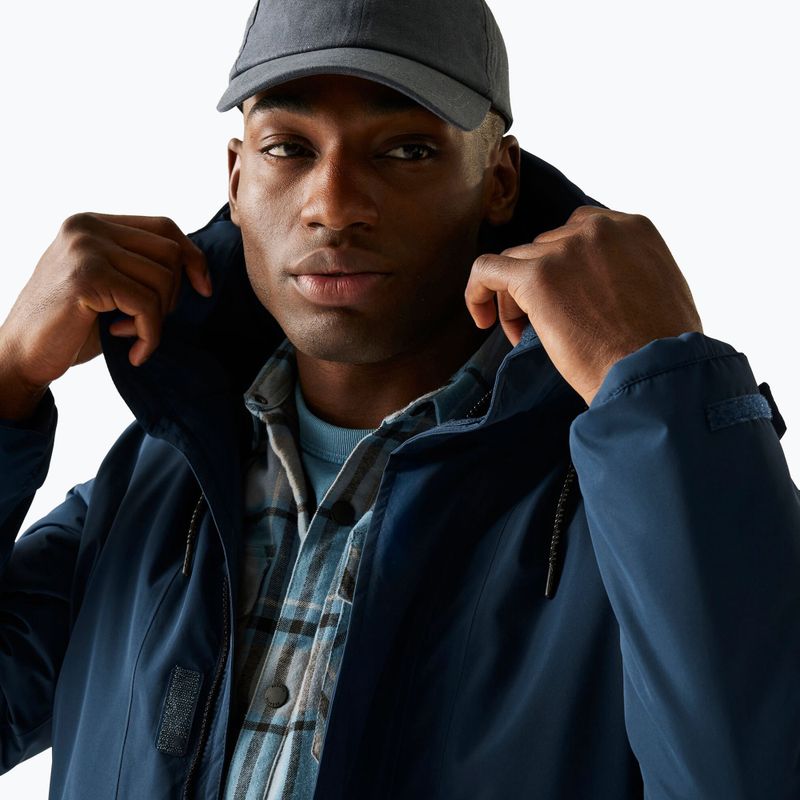 Men's rain jacket REGATTA Sterlings moonlight denim/navy 5