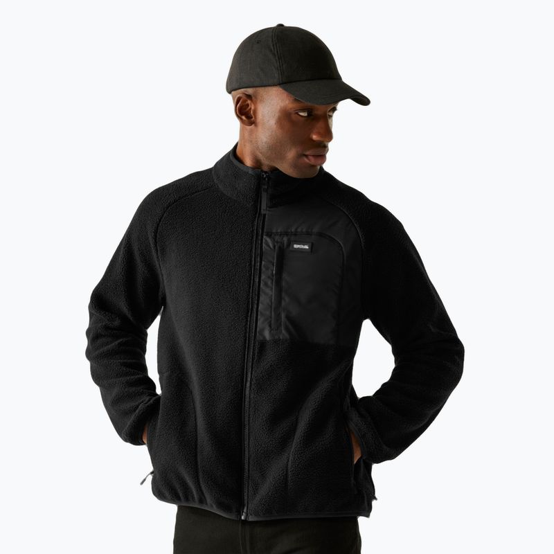 Men's fleece sweatshirt REGATTA Frankie Borg black