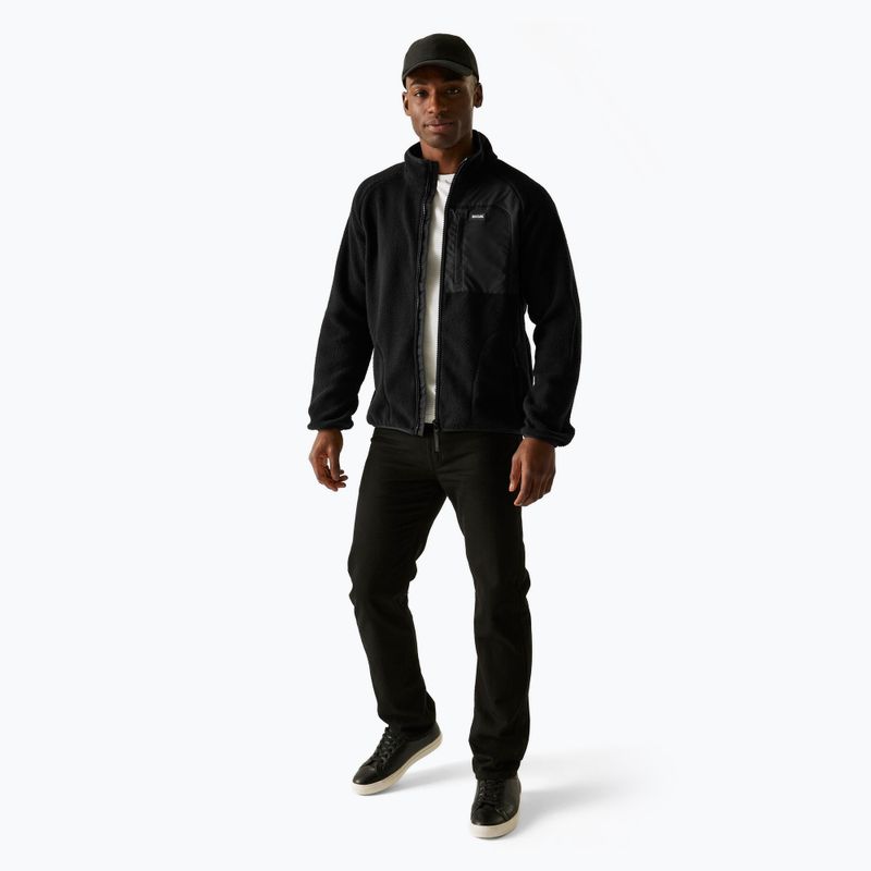 Men's fleece jacket REGATTA Frankie Borg black 2