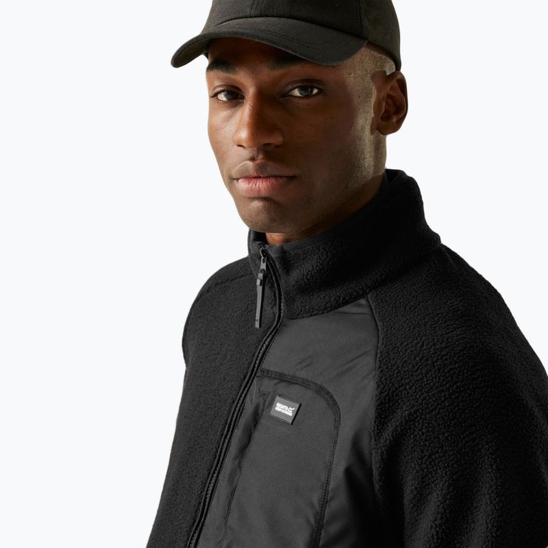 Men's fleece jacket REGATTA Frankie Borg black 4