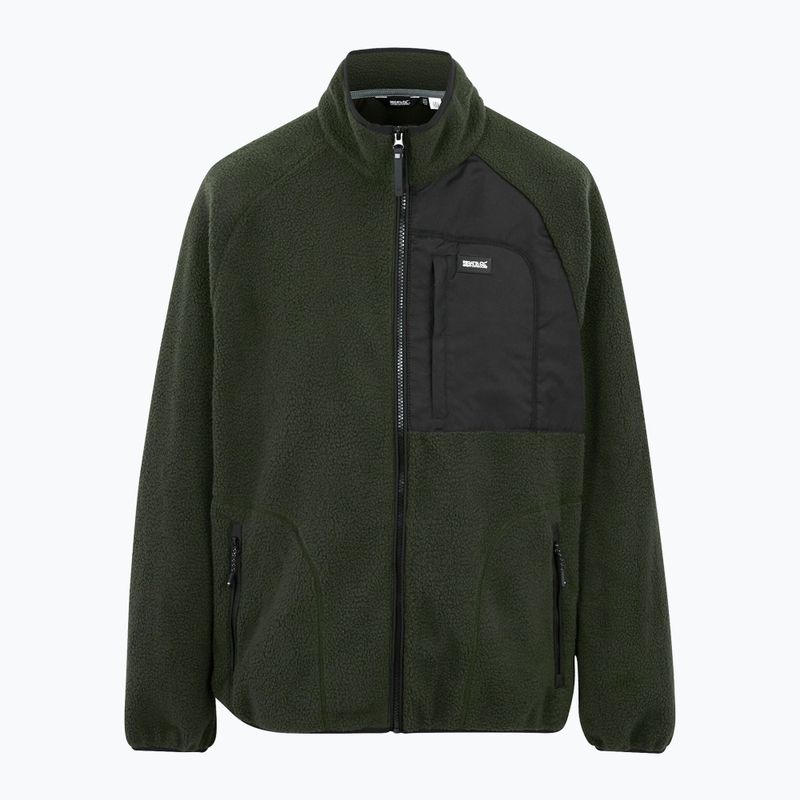 Men's fleece jacket REGATTA Frankie Borg dark khaki 5