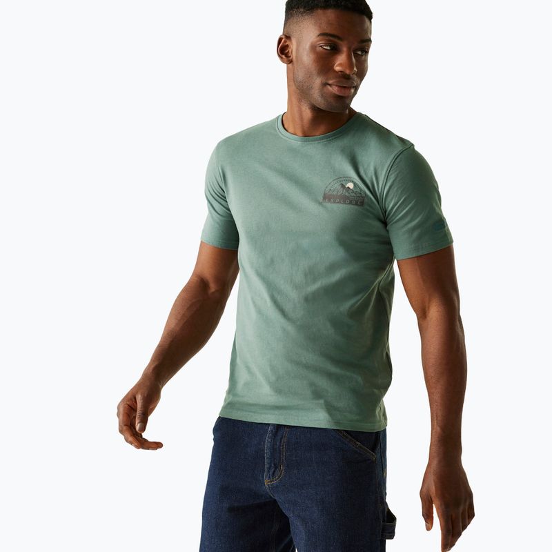 Men's T-shirt REGATTA ClineIX spruce green