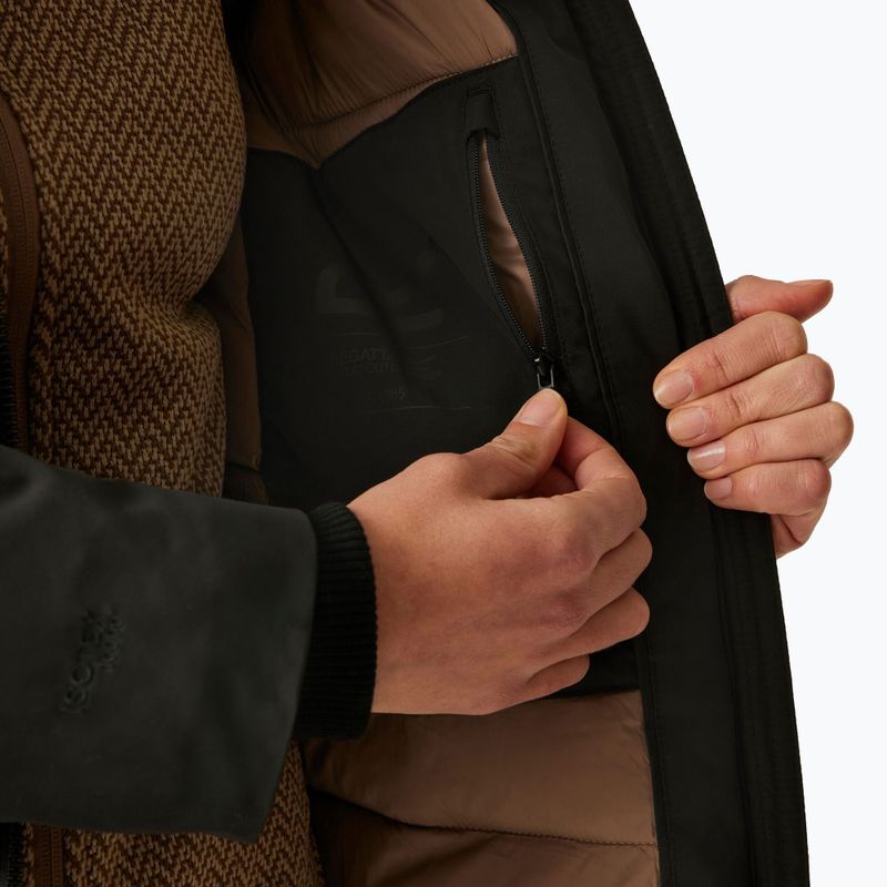 Women's rain jacket REGATTA Marron black/mocha 9