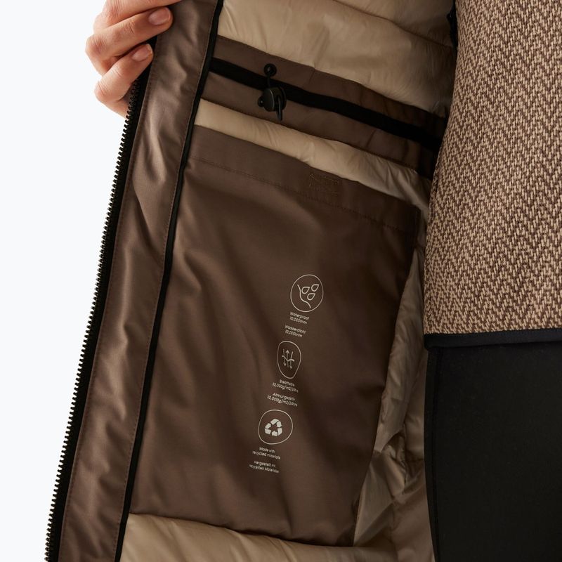 Women's rain jacket REGATTA Marron mocha/perfectly pale 8