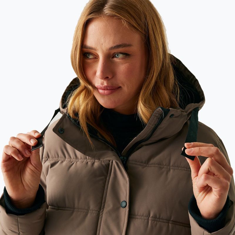 Women's insulated coat REGATTA Eryn mocha/black 4