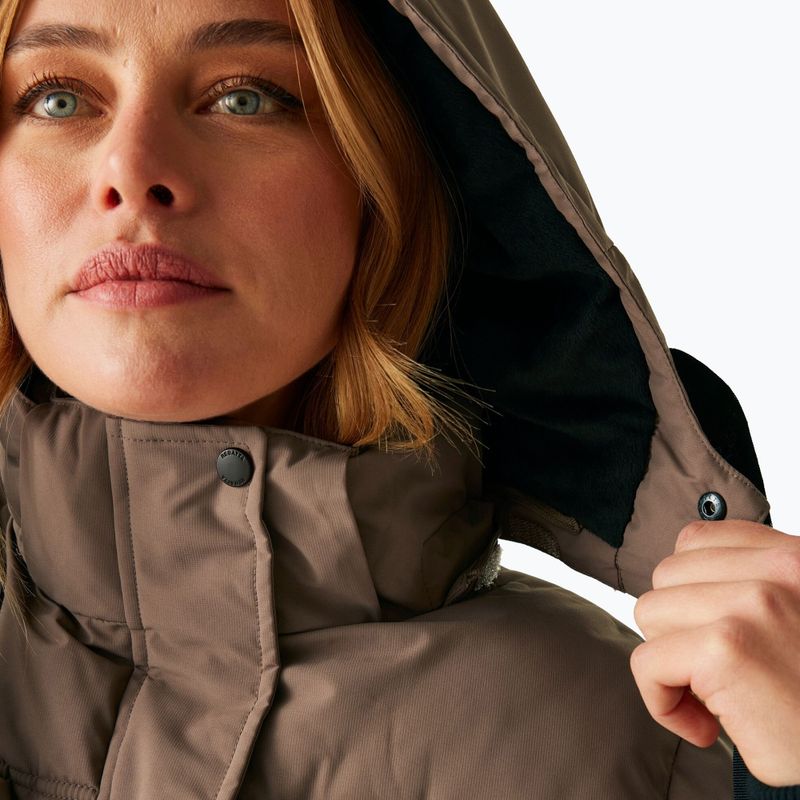 Women's insulated coat REGATTA Eryn mocha/black 5