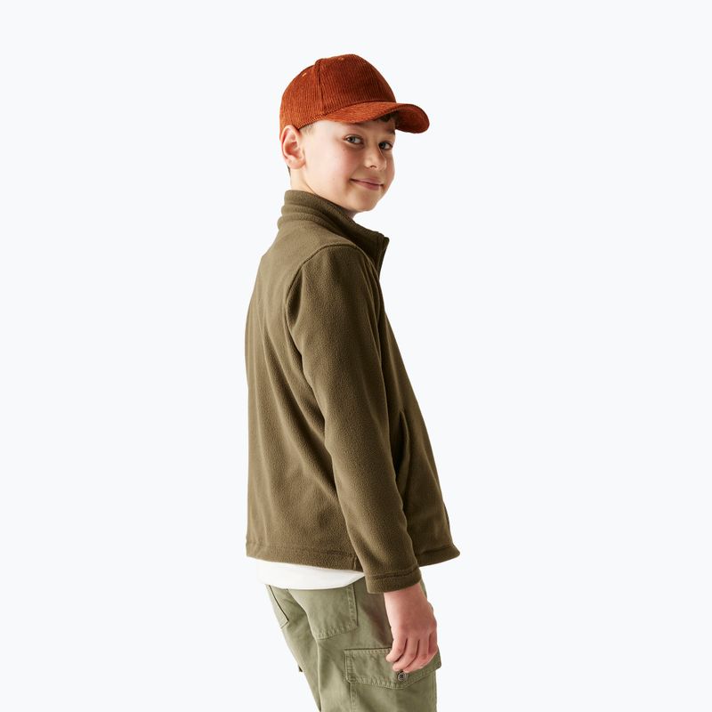 Children's fleece sweatshirt Regatta King II olive night 7