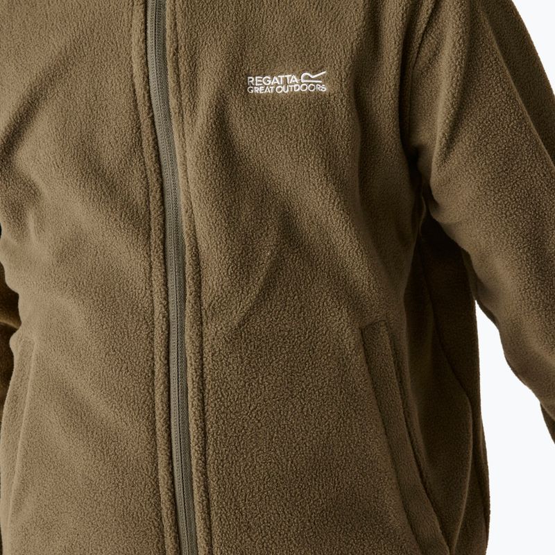 Children's fleece sweatshirt Regatta King II olive night 9