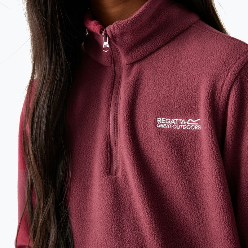 Children's fleece sweatshirt REGATTA Hot Shot II dark pimento 7