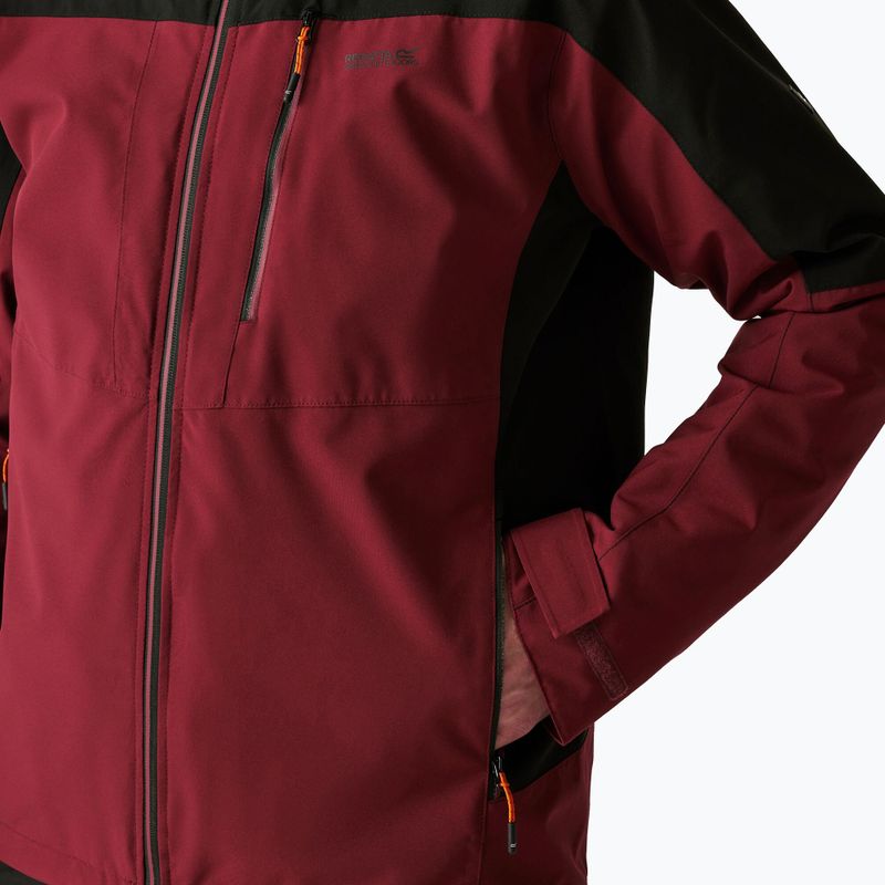 Men's 3in1 jacket REGATTA Wentwood dark maroon/black 5