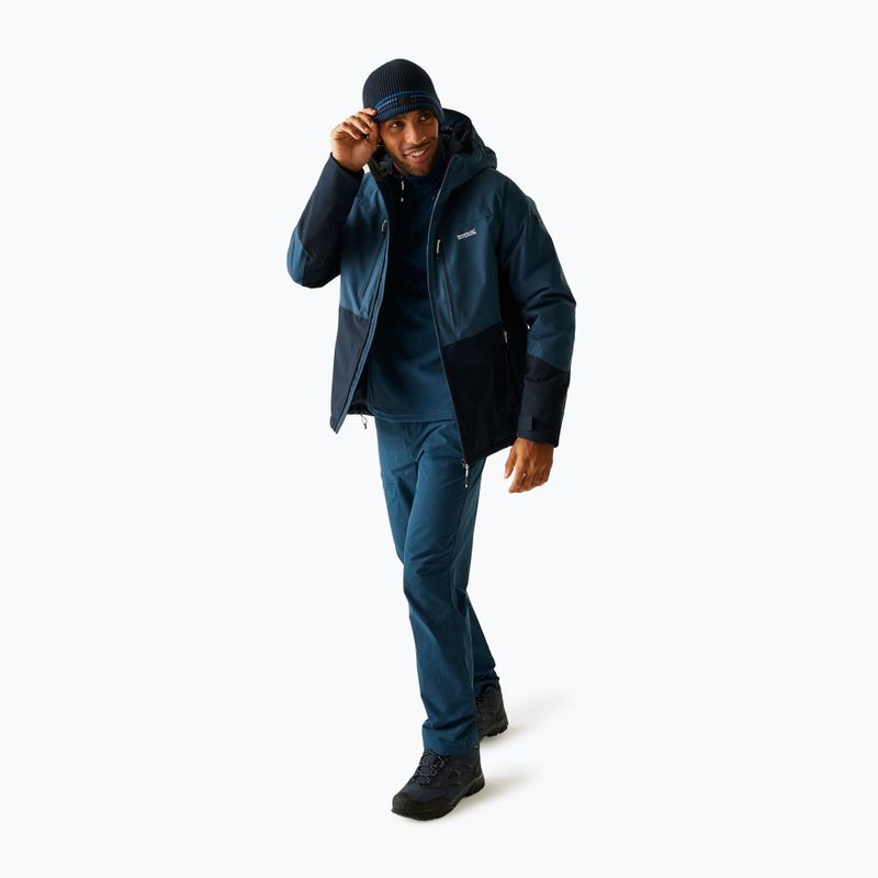 Men's rain jacket REGATTA Highton Stretch Padded moonlight denim/navy 2