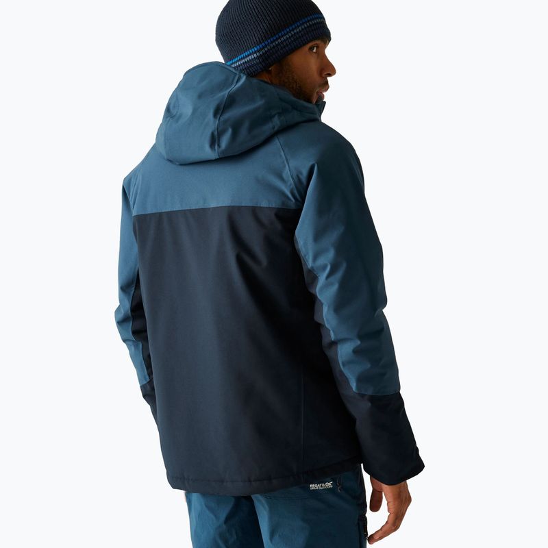Men's rain jacket REGATTA Highton Stretch Padded moonlight denim/navy 3