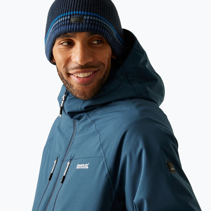 Men's rain jacket REGATTA Highton Stretch Padded moonlight denim/navy 5