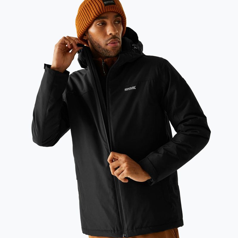 Men's rain jacket REGATTA Thornridge black 5