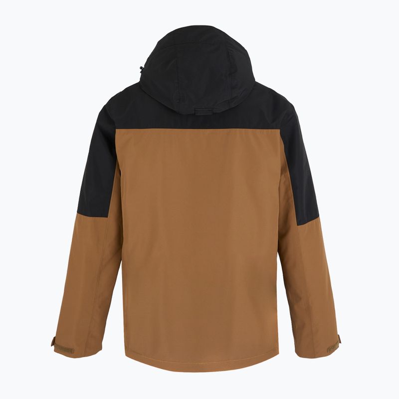 Men's rain jacket REGATTA Thornridge nut brown/black 10