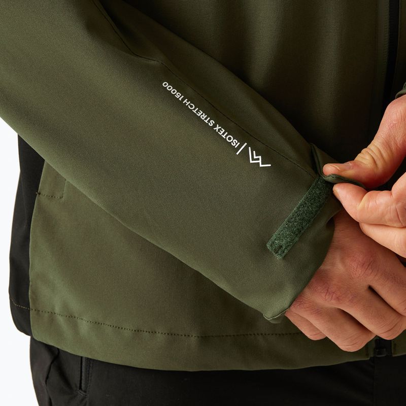 Men's softshell jacket REGATTA Birchdale II olive night/black 8